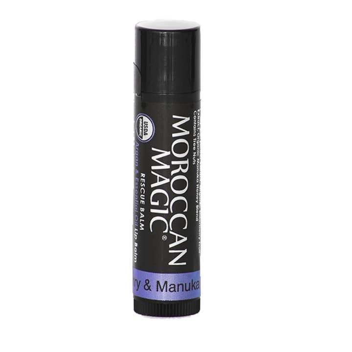Organic Elderberry & Manuka Honey Lip Balm for wholesale by Moroccan Magic