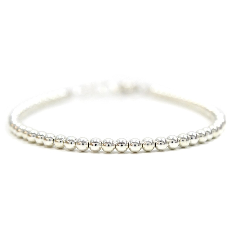 Ethike.eu - Wholesale Beaded Bracelet - 925 Silver Bracelet - 3mm Pearls2