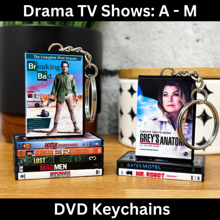 TV Keychains: Drama Series (A - M) for wholesale by BitsyLabs