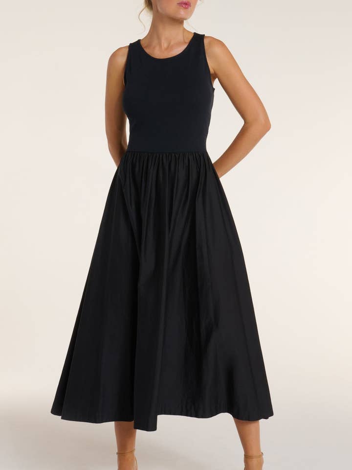 Penelope Dress in Black for wholesale by Hermoza