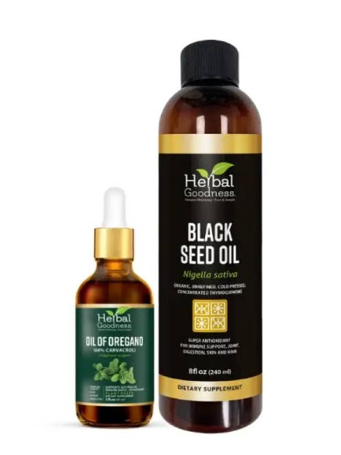 The Oil of Oregano & Black Seed Oil Bundle for wholesale by Herbal Goodness
