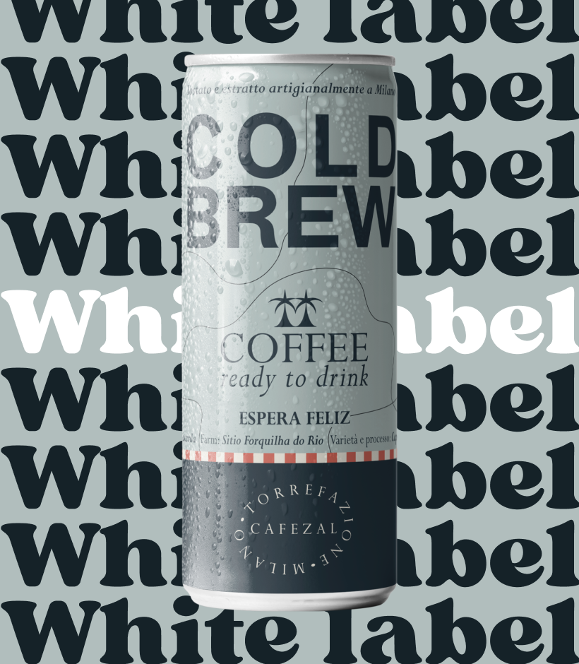 Café 124 srl - Venta al por mayor Café helado/infusiones frías - Cold Brew White o Marca Privada, lata 25 o 20cl6
