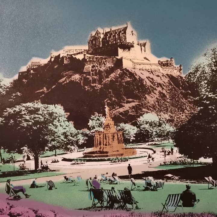 Bell's Galleries - Wholesale Art Print - Edinburgh Castle