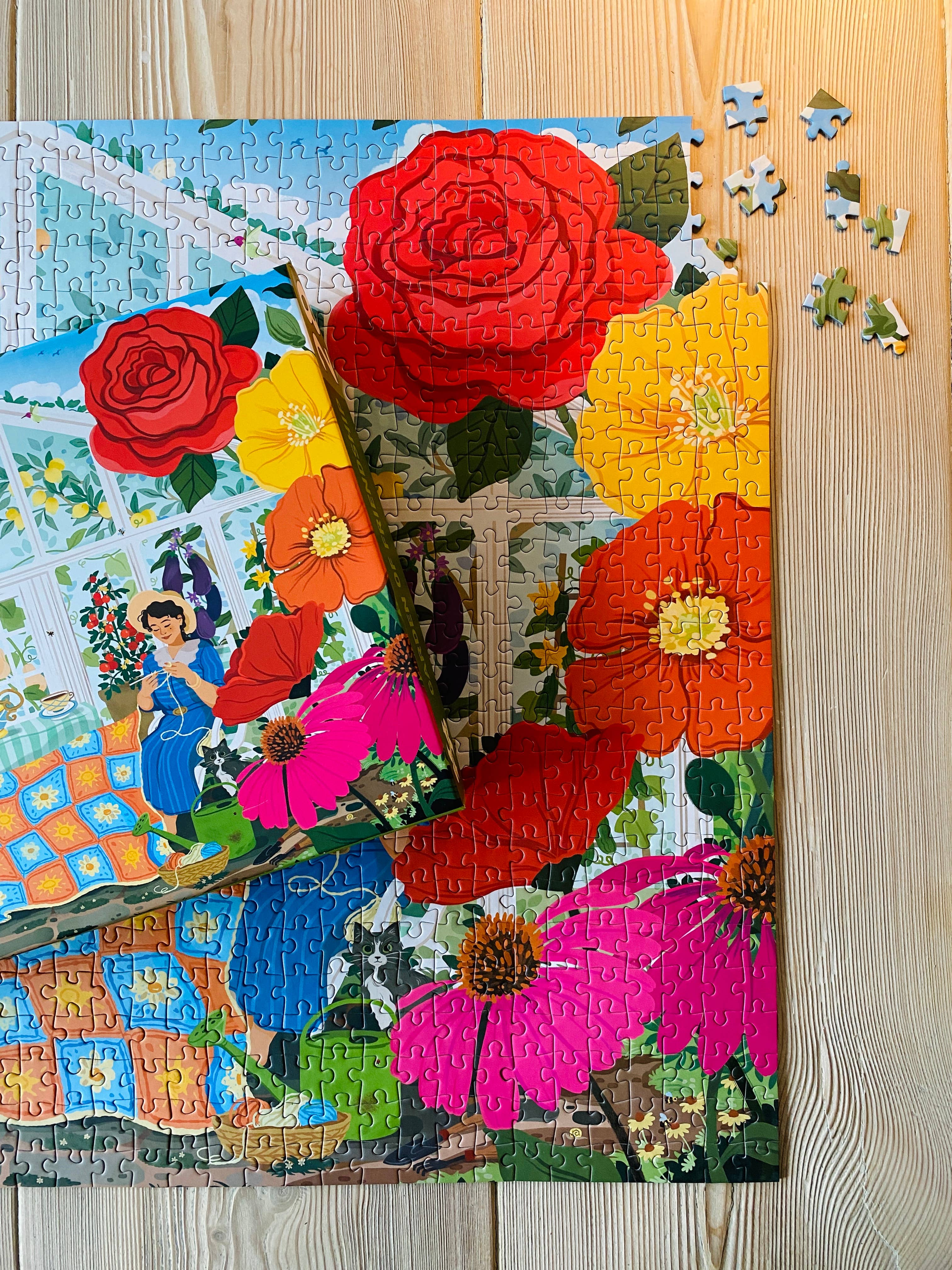 Penny Puzzle - Wholesale Puzzle - Adult - GARDEN OF FRIENDSHIP 1000 piece jigsaw puzzle3