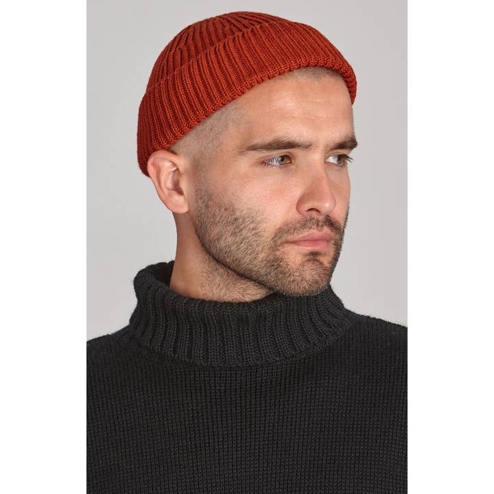 Paul James Knitwear - Vendita all'ingrosso Berretto - Uomo - Berretto pescatore pesante in lana merino extra fine