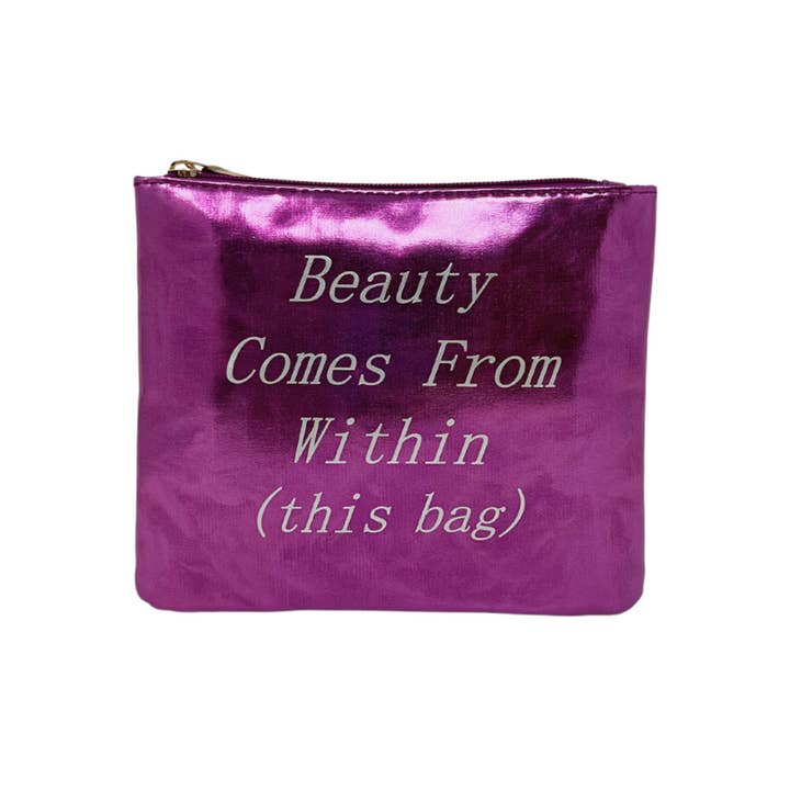 Beauty Comes From Within...Cosmetic Bag for wholesale by YOUZEY