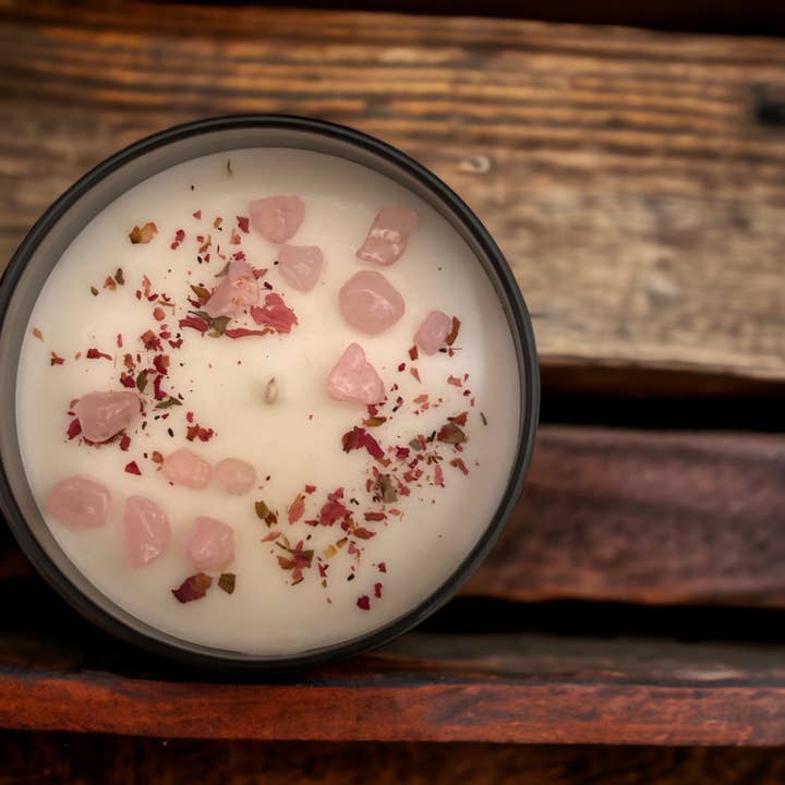 B euphoria - Venta al por mayor Vela aromática de viaje - Vela de cristal Love1