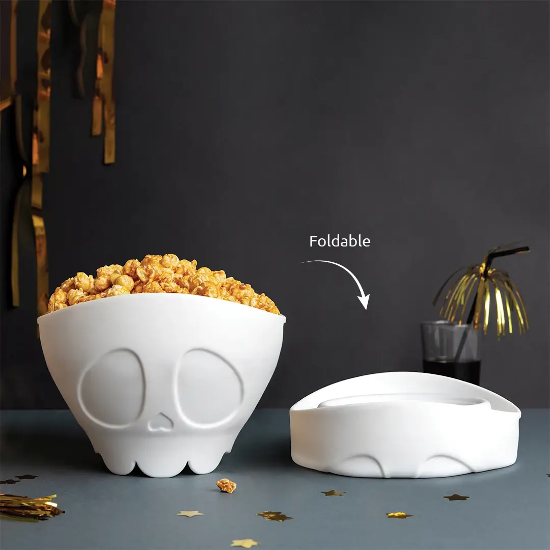 OTOTO - Wholesale Kitchen Tool/Gadget - Scary Poppins Popcorn Popper and Bowl - Halloween Gift1