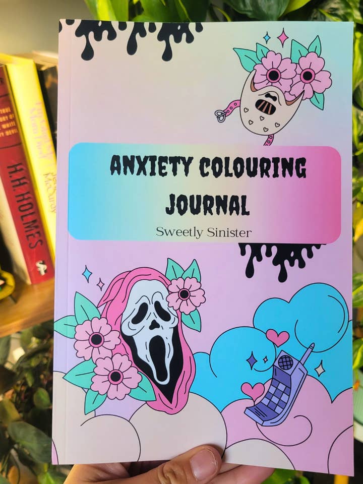 Anxiety Journal: Sweetly Sinister for wholesale by Mindful Colorings