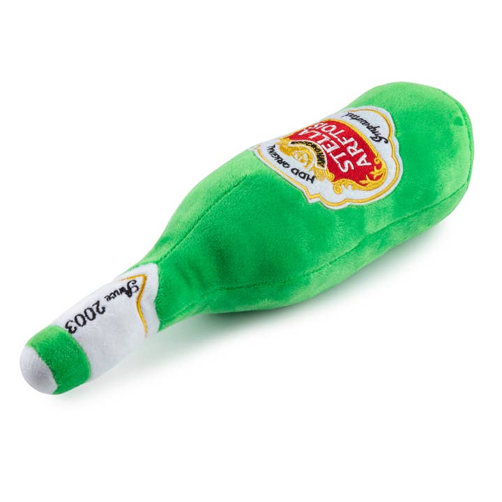Haute Diggity Dog - Wholesale Pet Squeaky Toy - Dog - Stella Arftois Beer Bottle Squeaker Dog Toy1