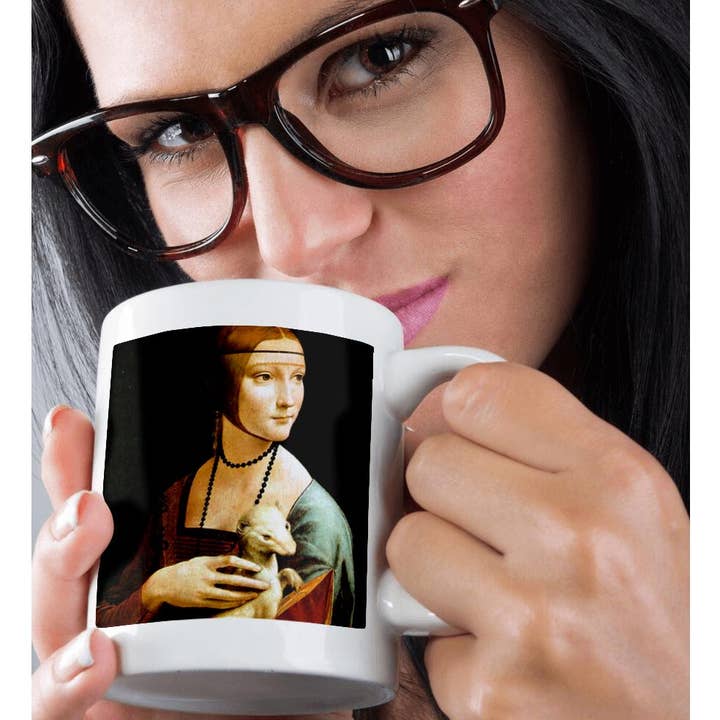 3dRose - Wholesale Coffee Mug - 3dRose, Lady With An Ermine, Mug9