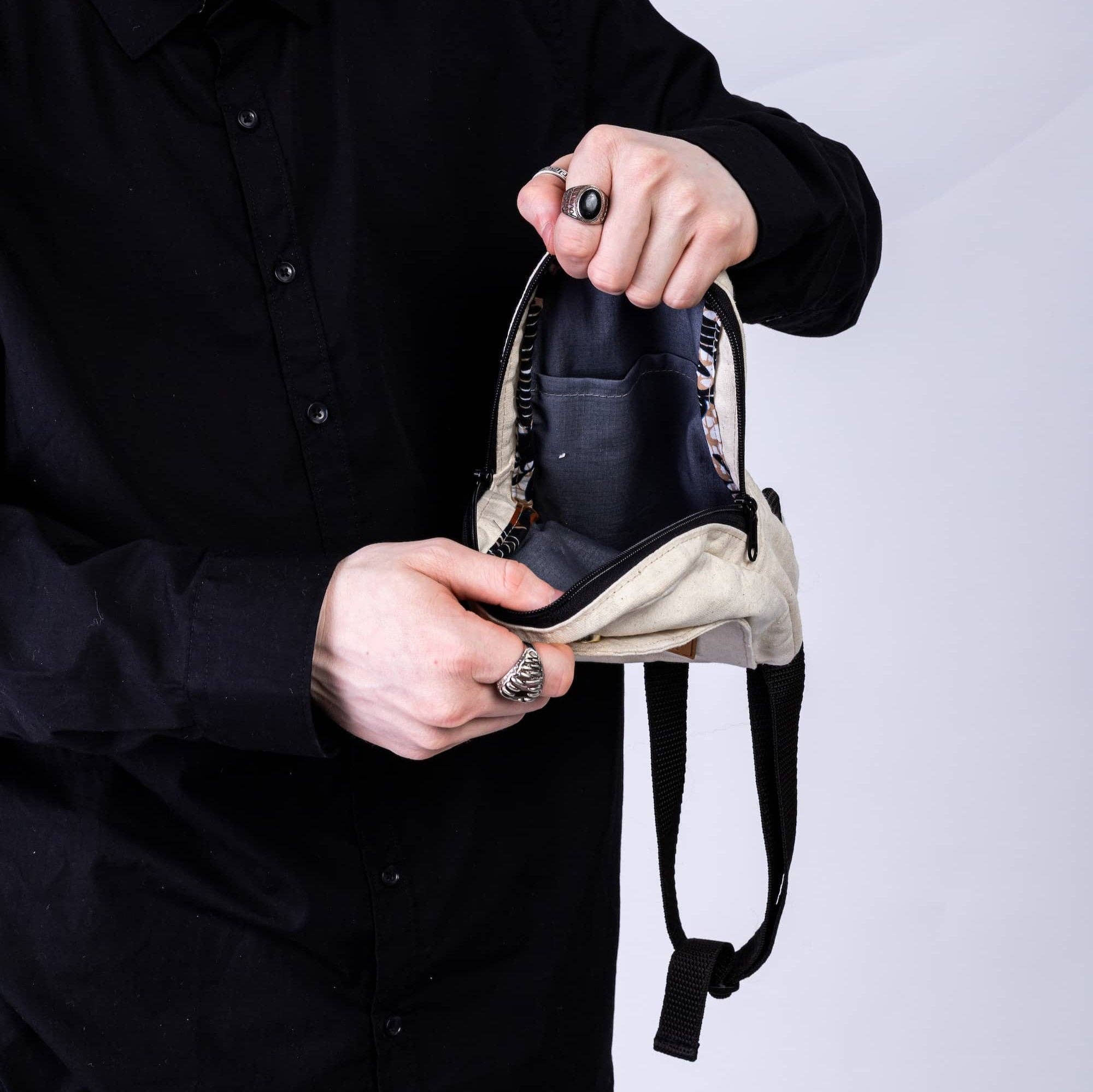 Ecodunia - Wholesale Crossbody Bag - Unisex - Canvas Crossbody Mini Sling Bag for Men and Women – Buru 13