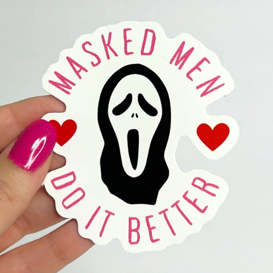 Mask Men Sticker for wholesale by Little Smut Closet