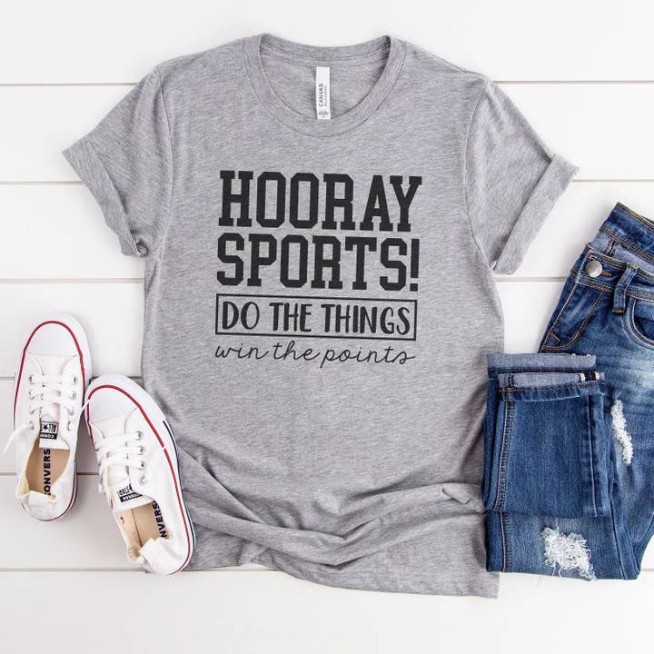 Sports Season Funny Graphic Tee for wholesale by Joyful Moose