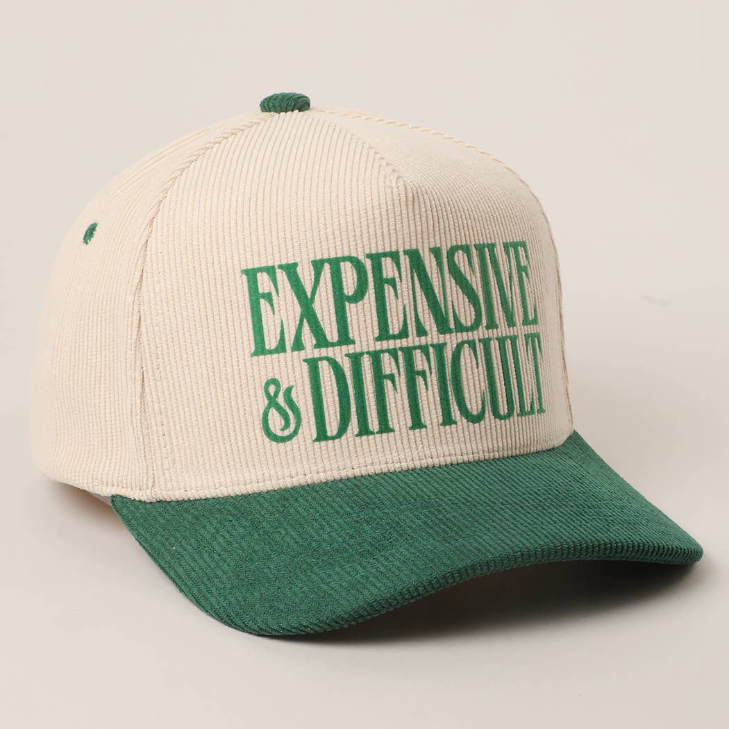 Fashion City - Wholesale Trucker Hat - Unisex - EXPENSIVE & DIFFICULT Corduroy Trucker Hat16