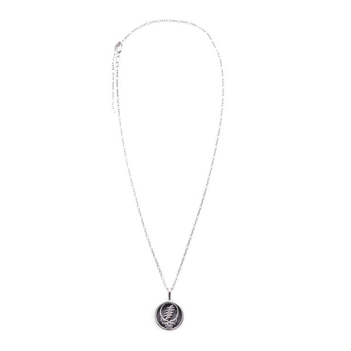 Steal Your Face Sterling Silver Charm Necklace for wholesale by Cynthia Gale New York