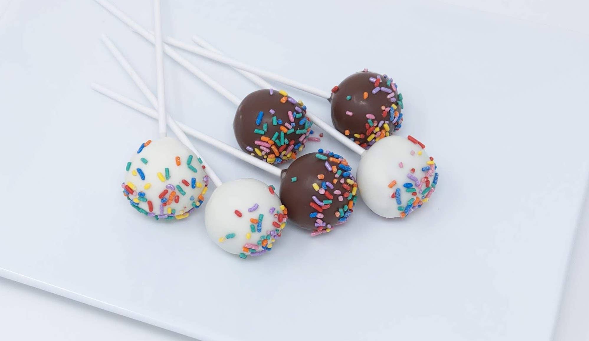 Wild Angel Treats, LLC - Wholesale Cake - Artisanal Cake Pops - Gluten Free Rainbow Sprinkles1