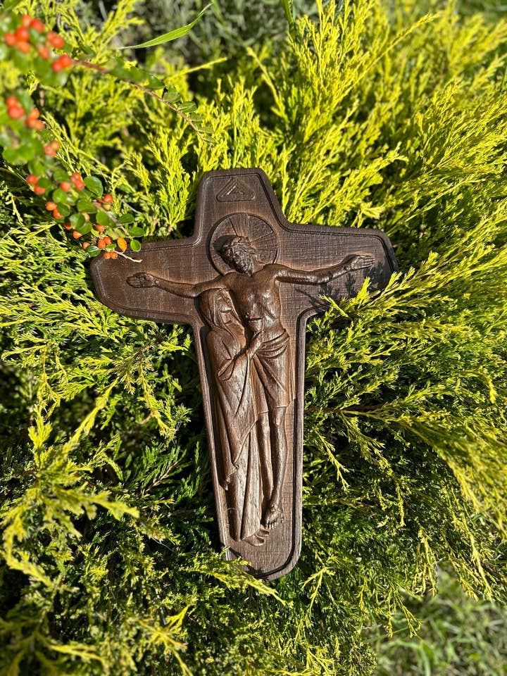 Unity cross of Schoenstatt Movement Crucifix for wholesale by KozakWorkshop