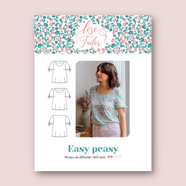 Sewing pattern - Easy Peasy - sold individually for wholesale by Lise Tailor