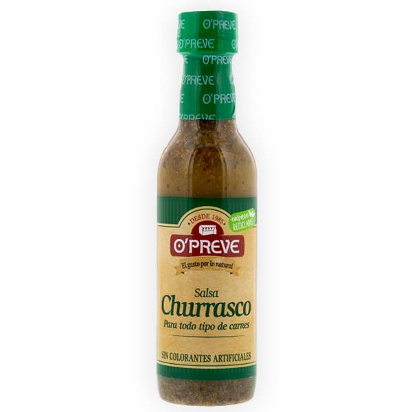 SALSAS O'PREVE - Venta al por mayor Salsa - Salsa Churrasco 185 ml.