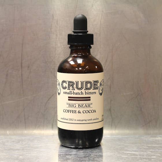 “Big Bear” Coffee and Cocoa Bitters for wholesale by Crude Bitters & Sodas