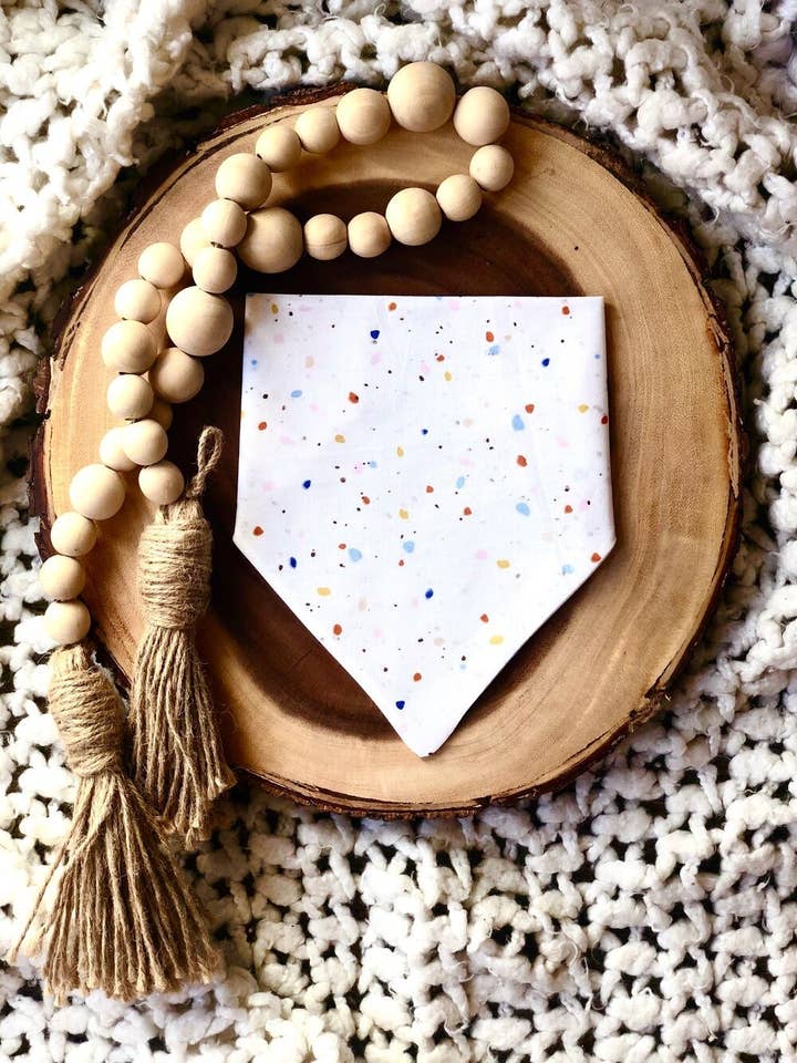 The Terrazzo Bandana for wholesale by Jude+Rémy - Pup Threads