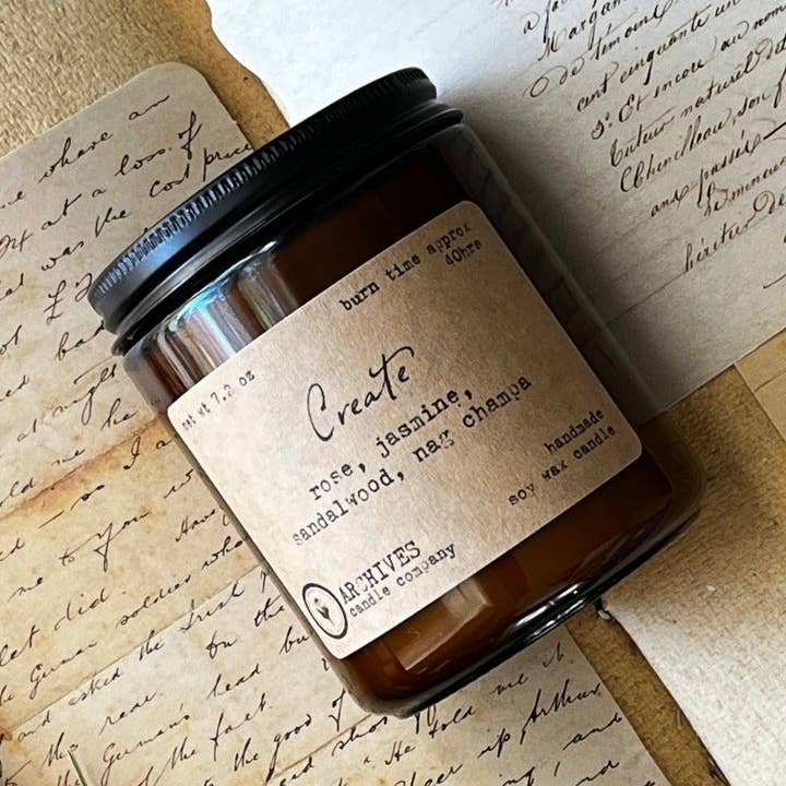 Opret | Sandeltræ + Rose + Jasmin + Nag Champa for engroshandel hos Archives Candle Company