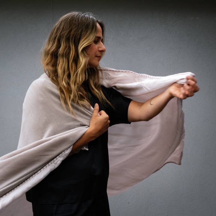 Her Shed Home Linens - Wholesale Wrap – Women's - Silk Velvet Cocoon Wraps6