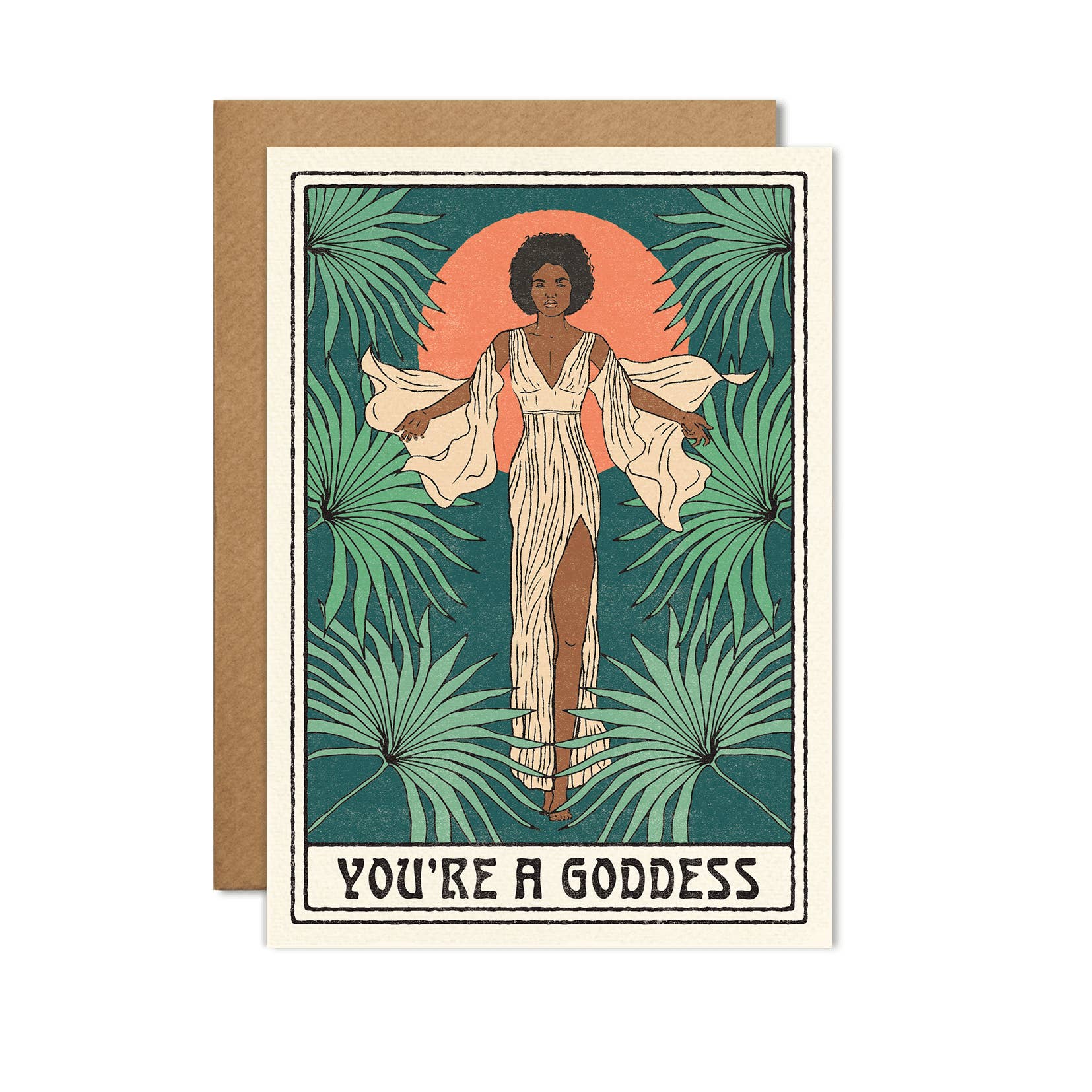 cai & jo – wholesale Everyday greeting card – You're a Goddess Card