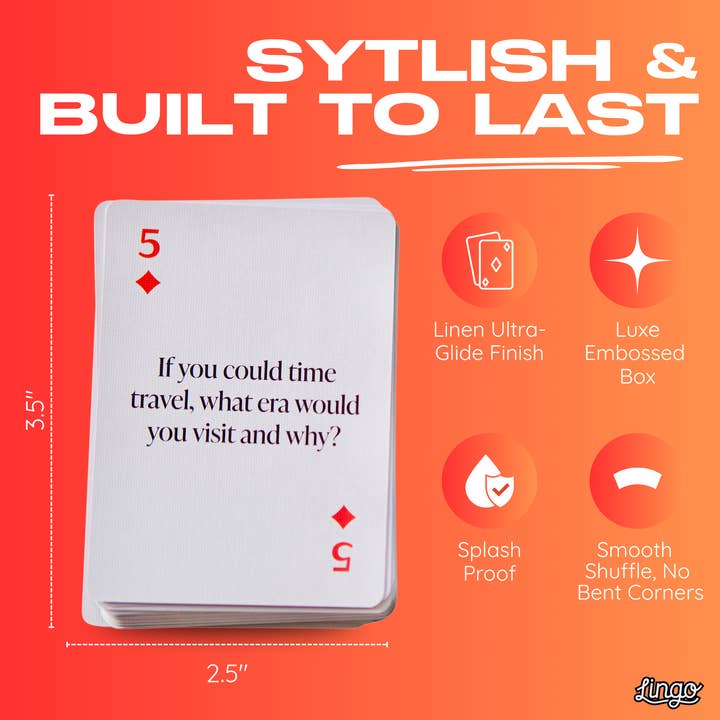 Lingo Playing Cards - Wholesale Card game - Ignite The Night Lingo Playing Cards6