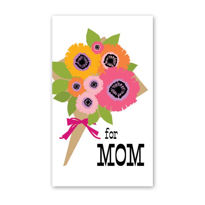 Mom Bouquet Motherʻs Day - Gift Enclosure Card for wholesale by Rock Scissor Paper