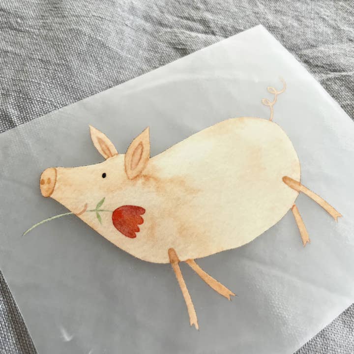 Hannahs Firlefanz - Wholesale Patch - Pig iron-on 1