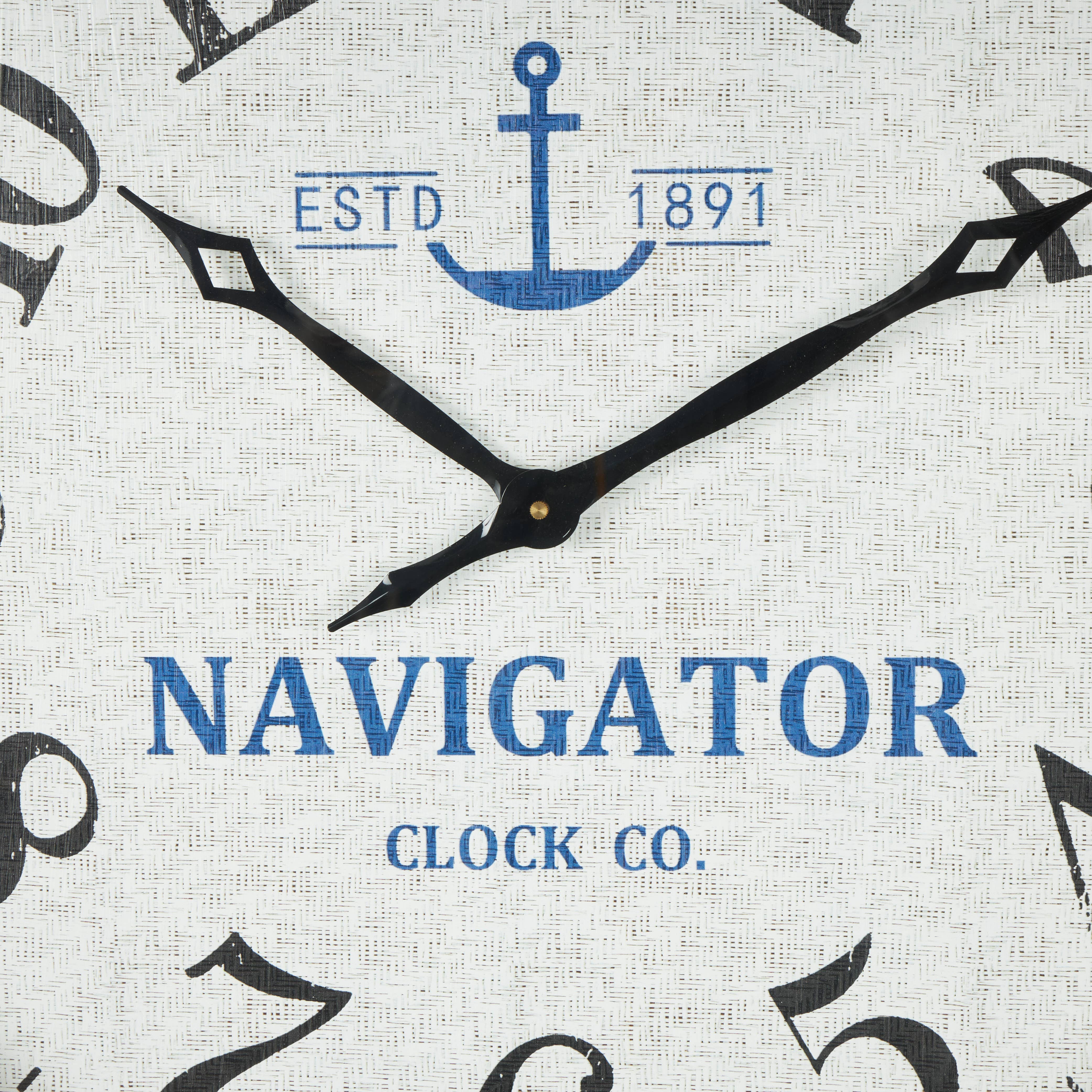 Deco Marché - Wholesale Wall Clock - Nautical White Wood Wall Clock4