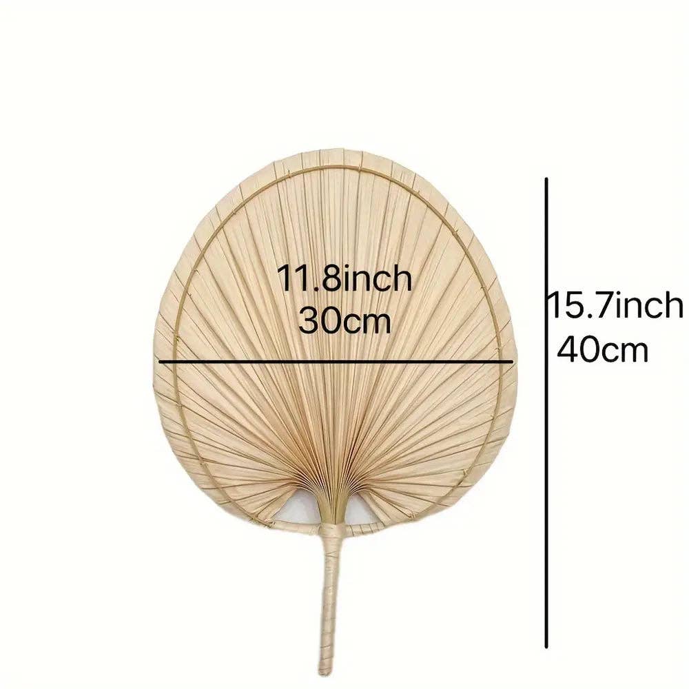Huis Van Merken - Wholesale Wall Accent - Handcrafted Bamboo Fan Garden Style2