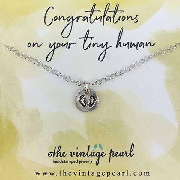 Congratulations Necklace for wholesale by The Vintage Pearl