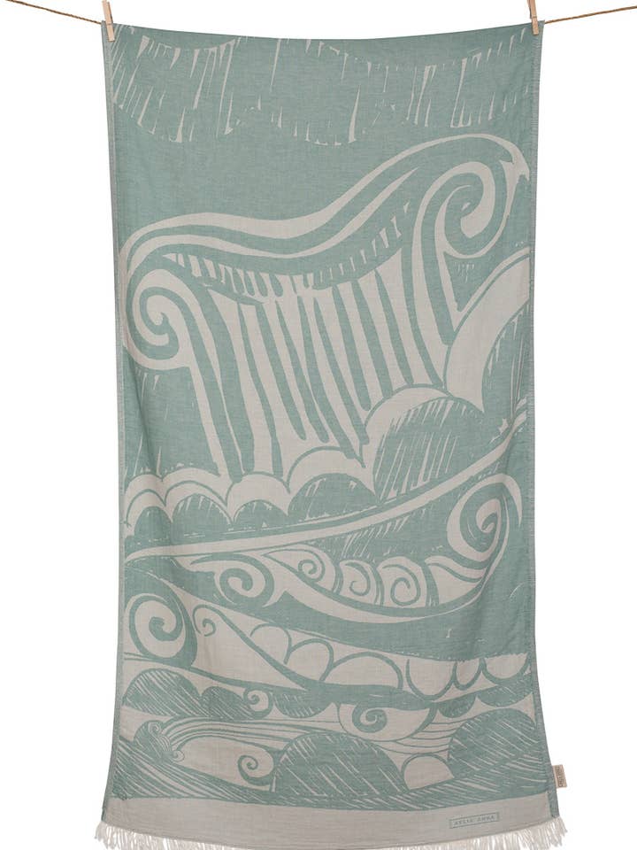 STRANDTUCH AIOLOS EUKALYPTUS für den Großhandel von AELIA ANNA