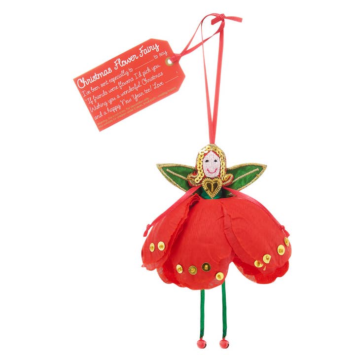 Decoração de Natal Fada Flor de Natal por atacado de Believe You Can