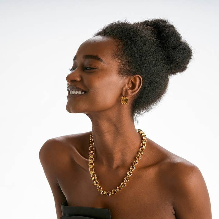 COLURi - Wholesale Hoop Earrings - Maathai Statement Earrings1