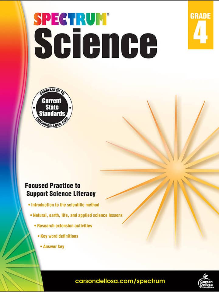 Spectrum Science, Grade 4 for wholesale by Carson Dellosa Education