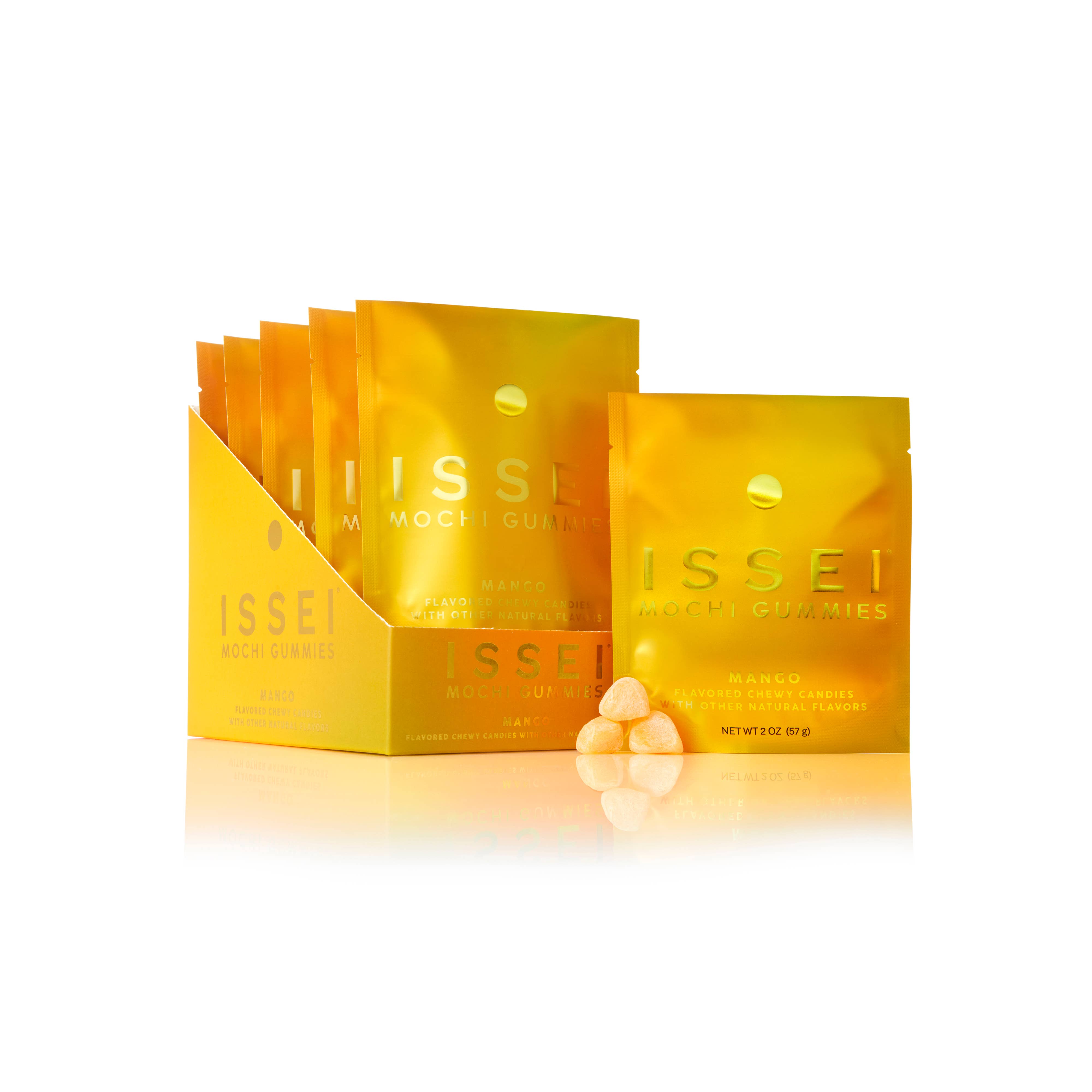 Issei Mochi Gummies - Wholesale Gummy - Mango SMALL (2 oz)2