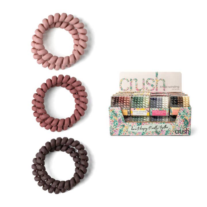DM Merchandising - Wholesale Hair Tie - Crush Kinda Spiraling Coil Hair Ties