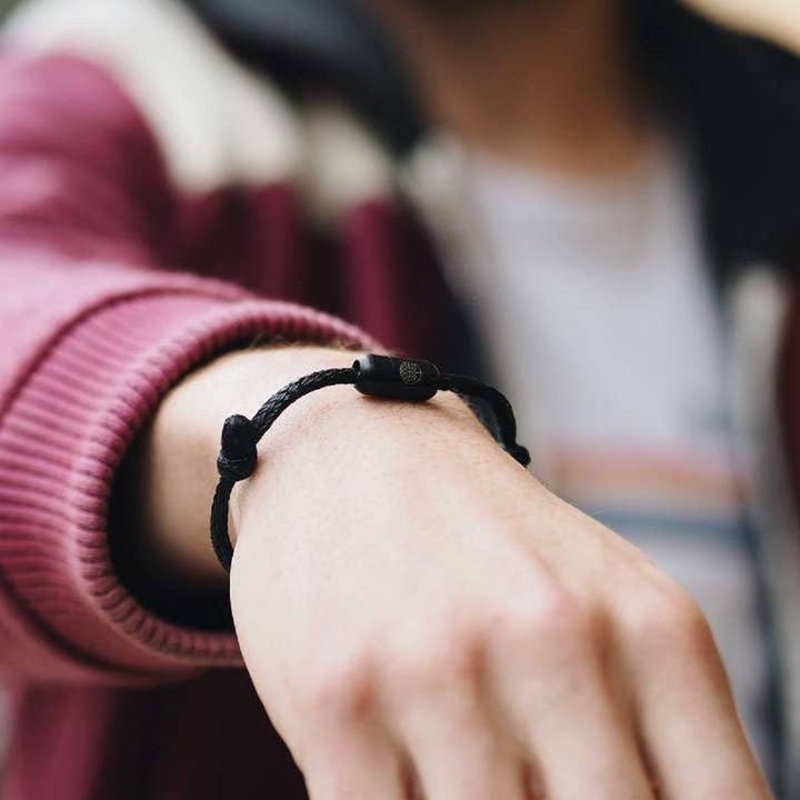 BRACENET - Wholesale Woven/Braided Bracelet - Black Sea II bracelet made from fishing net6