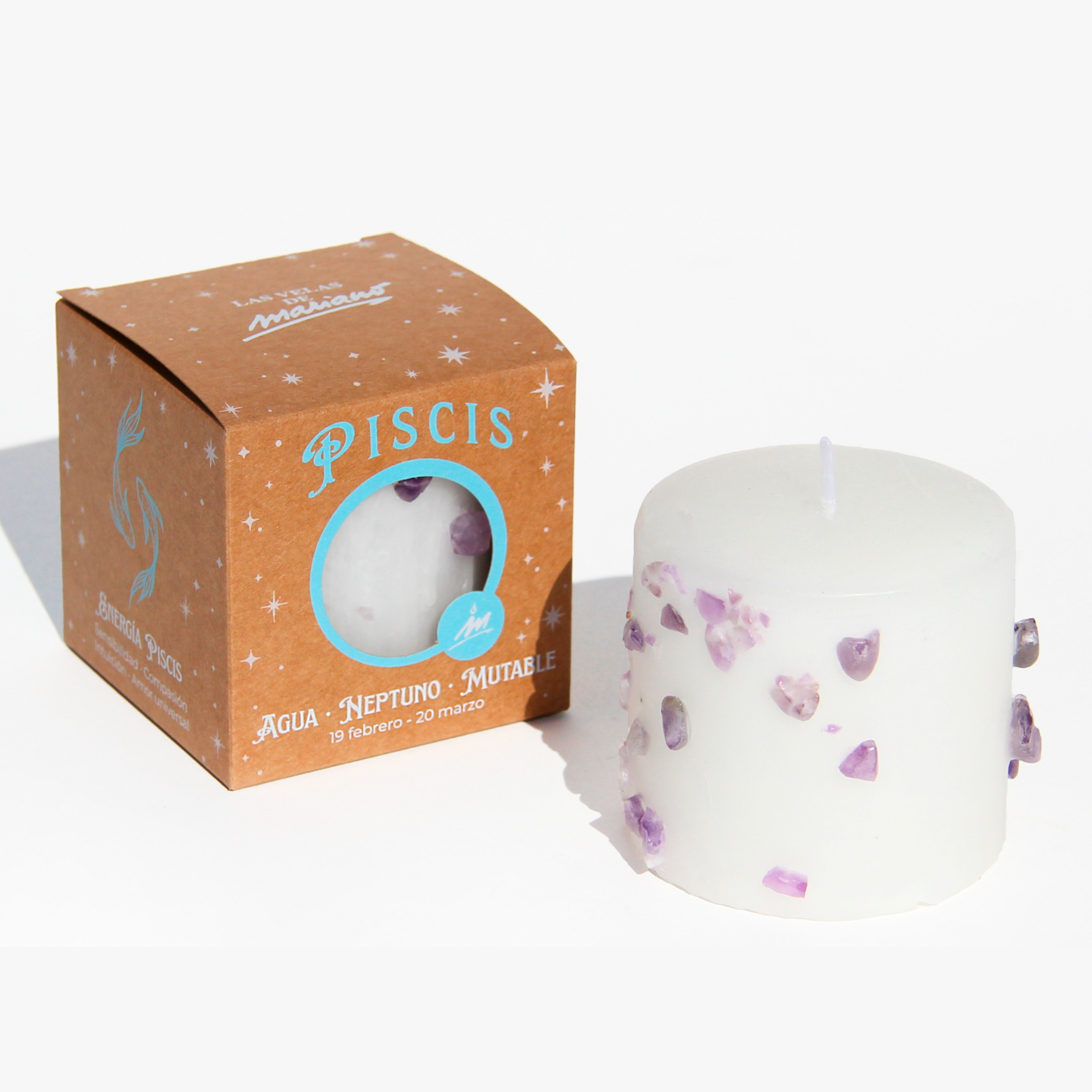 Las Velas de Mariano - Wholesale Novelty Candle - Zodiac Candle Pisces0