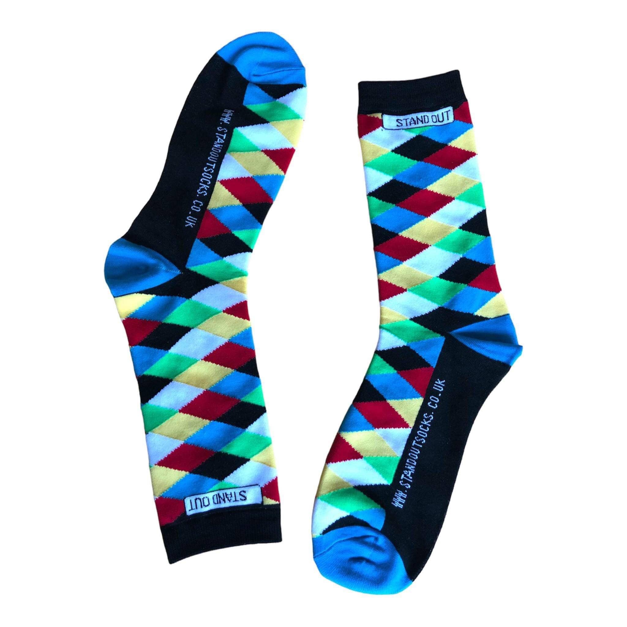 Stand Out Socks – wholesale Socks – Unisex – Harlequin Socks2