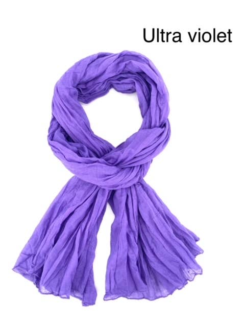 Maison Unik Accessoires - Wholesale Scarf - Unisex - Plain Cheche Scarf 100% Cotton - Unisex - 54 colors14