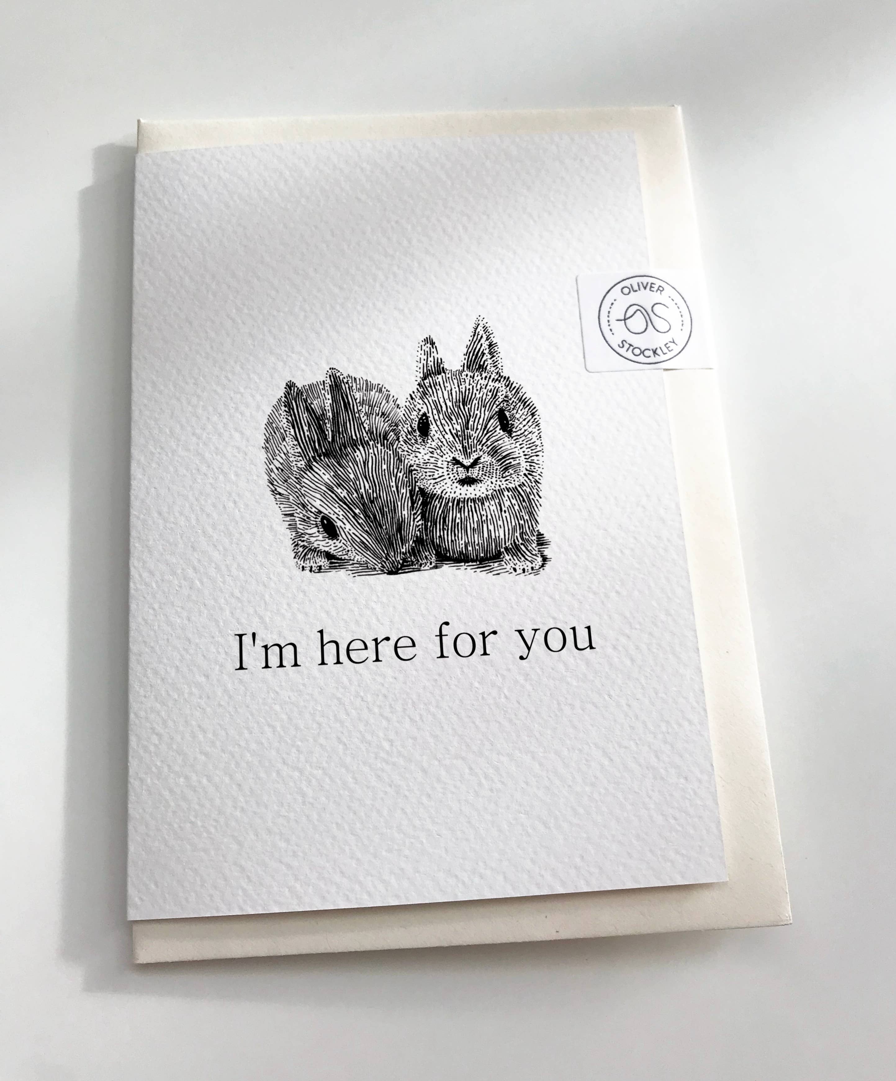 Oliver Stockley - Wholesale Encouragement Card - I’m Here for You Card1