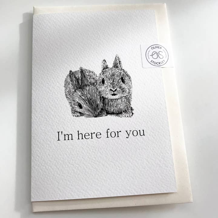 Oliver Stockley - Wholesale Encouragement Card - I’m Here for You Card1