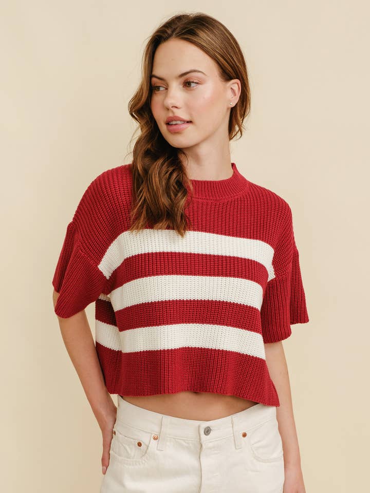 Cloud Ten - Vente Pull en maille – femme - CSW11399D - CHANDAIL EN TRICOT CÔTELÉ5