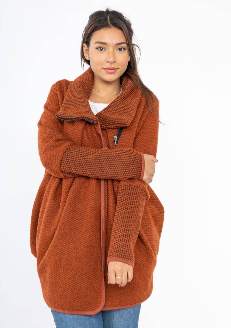 LINEN & COTTON HOUSE – wholesale Coat – Women’s – WOMEN'S WOOL COAT 4139 FALL WINTER CLOTHING 49
