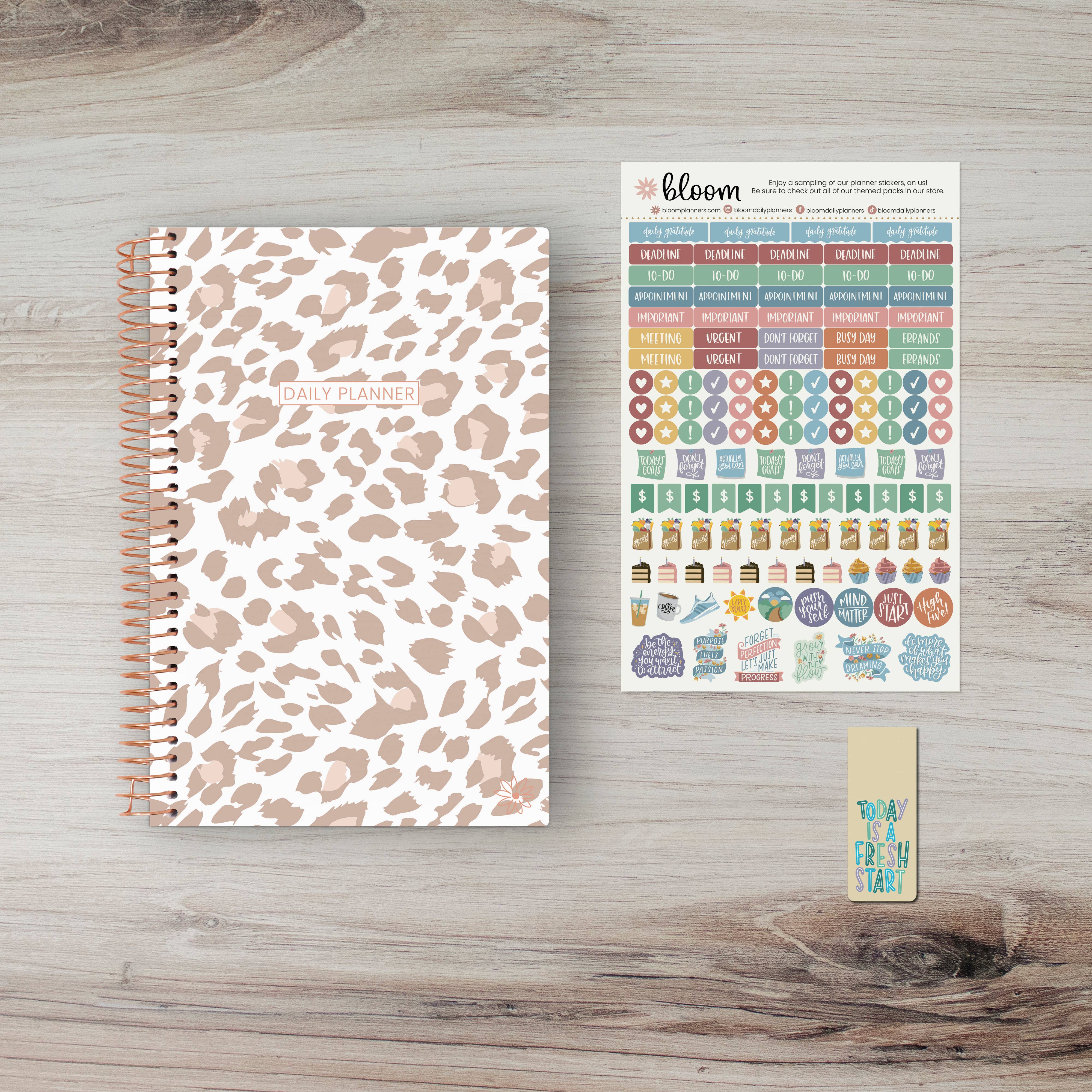 bloom daily planners - Wholesale Planner - Undated Planner - 5" x 8" size25